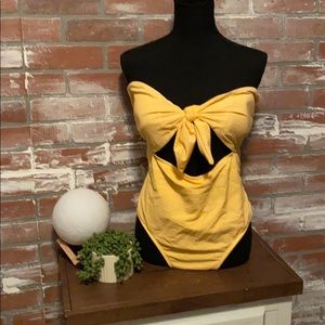 Super cute yellow one piece